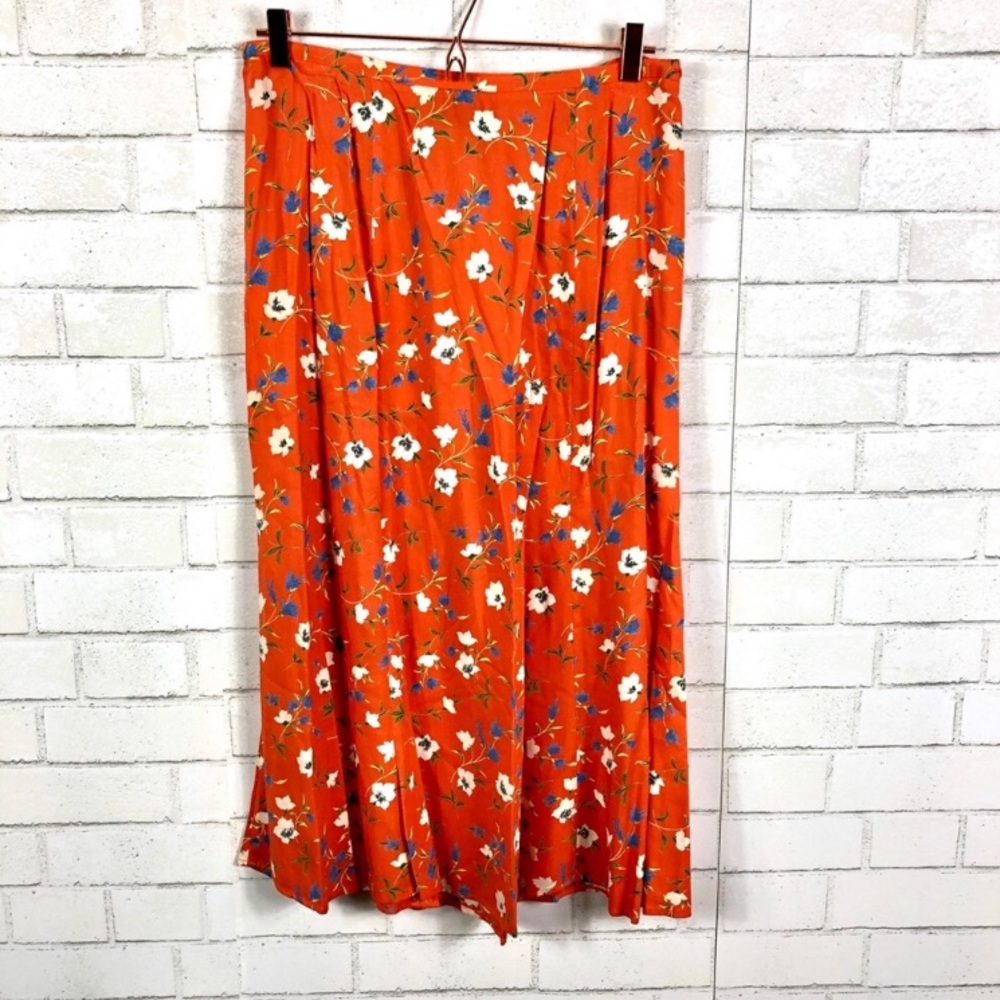 Vintage Midi Floral Skirt